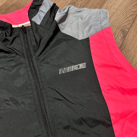 Nike 90s Women’s Track Jacket – Pink Black Grey – Size M - Picture 7 of 7
